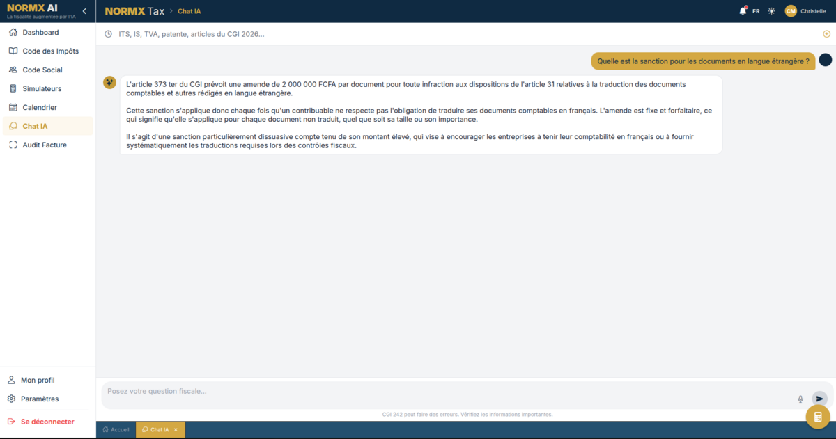Assistant IA fiscal
